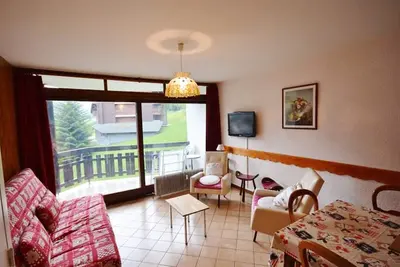 Image de Studio 4 pers. avec balcon, proche pistes et centre Morzine - 2 étoiles, linge inclus