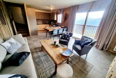 Image de Superbe duplex 8 pers, piscine, parking, Les Saisies