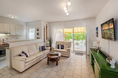 Image de Ferienappartement mit Terrasse, Strandkorb, Wlan und Pkw-stellplatz
