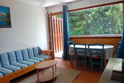 Image de T2 Cabine St Lary Village au calme 4\/5 pers 33m2<br>(4 adultes maximum )