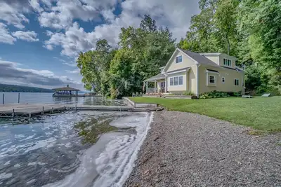 Image de Crane Cove: Keuka Lake home with private beach, close to marina