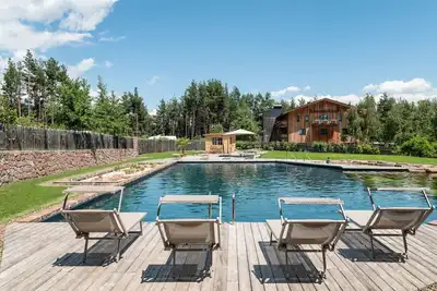 Image de Appartement de vacances \"Schartneralm Latsche\" avec vue sur les montagnes, balcon et Wi-Fi.