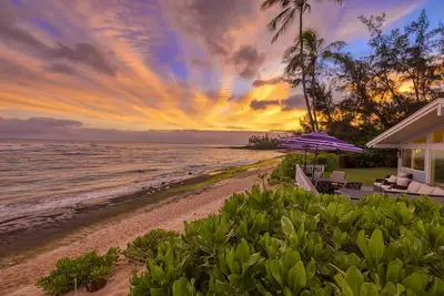 Image de Beachfront in Haleiwa, Sea Turtles and Sunsets!