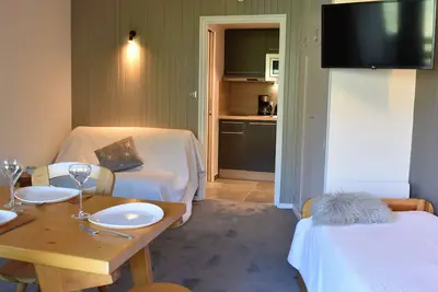 Image de Studio à Méribel avec balcon et casier à ski, proche télésiège