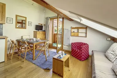 Image de Studio cosy avec balcon, proche des pistes, casier à ski et parking à Méribel