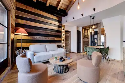 Image de Appartement 3 pièces avec accès ski, piscine et jacuzzi à Arc 1950