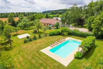 Image de So Villa Terres Douces (28) - Piscine chauffée - Basket - 1h30 Paris - 30p.
