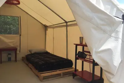Image de Unique Glamping tent with 2 twin beds in Sturgis South Dakota