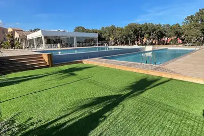 Image de T2 avec piscine a 2 km de la plage de saint -cyprien ( lecci de porto vecchio )