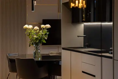 Image de nowoczesny apartament z pięknym ogrodem i prywatnym parkingiem