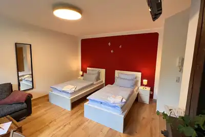 Image de Appartement-de Luxe-Salle de bain privée séparée-Vue sur le bois-König Georg 2