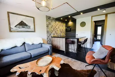 Image de 2 Pièces 4 pers -Les Gentianes - Plagne Villages -Classé 3*- Wifi