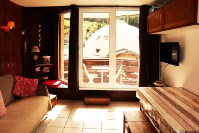 Image de Joli studio de 4 personnes en cœur de station vue pistes