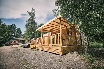 Image de Mobil-home niché au coeur de la forêt vosgienne