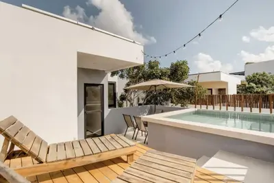 Boho Villa in the Jungle/Relaxing bbq&Private Pool