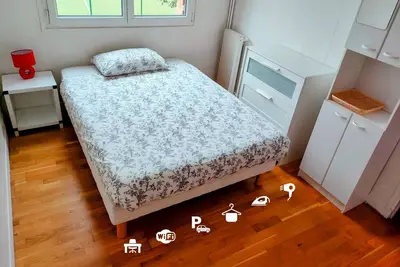 Image de Private guest room + parking access to Paris, ✈️Cdg, Stade de France Saint Denis
