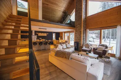 Image de Chalet  neuf, avec sauna, jardin, à 5mns des pistes, calme absolu.