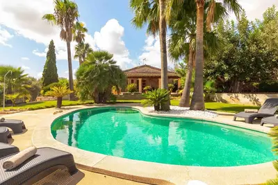 Image de Beautiful villa with pool in LlubĂ, in the center of Mallorca.