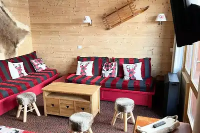 Image de 3 Pieces 6 pers balcon sud, sur pistes - Plagne Soleil