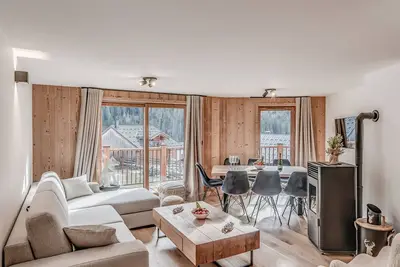 Image de Charmant appartement à Champagny-en-Vanoise, 3 pièces, 6 pers, balcon, services hôteliers inclus