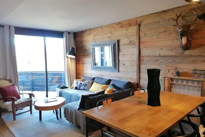 Image de Appartement rénové 3 pièces pour 4 pers, balcon, près des pistes à Pra-Loup