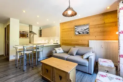 Image de 1 Schlafzimmer, Dorfzentrum, in der Nähe der Pisten, Wifi