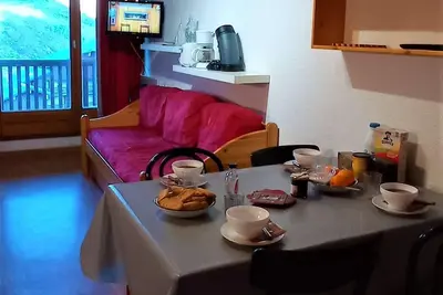 Image de Bel appartement 4pers. style montagnard avec départ ski aux pieds