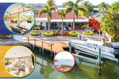 Image de 🌊 Waterfront Oasis, Hot Tub, Sauna, Boat Lift, Patio & Quintessential Florida Experience!