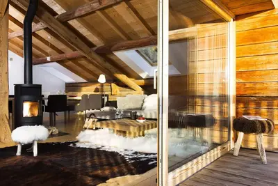 Image de Schönes Chalet 5, Panoramablick, Sauna, Norwegisches Bad, 5 Schlafzimmer, Wlan,