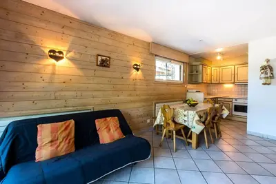 Image de 2 Schlafzimmer Duplex, Dorfzentrum, in der Nähe von Pisten, Parkplatz, in der Nähe Skipisten von Bossonnet