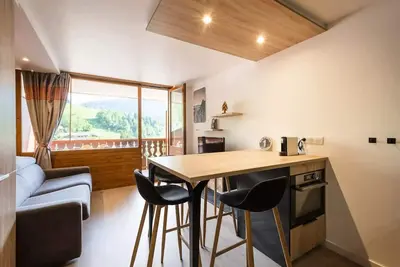 Image de Studio, gut ausgestattet, in der Nähe von Pisten / Geschäften, Garage