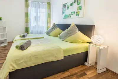 Appartement de vacances 'Stachel A' avec balcon privé & Wi-Fi