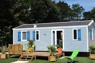 Image de Mobil-home Standard 32 m² \/ 3 chambres - terrasse 6 à 8 personnes - 6 pers. inclus dans le tarif