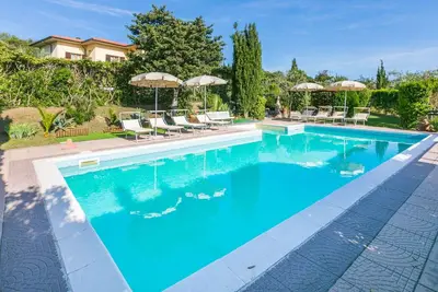 Maison de vacances privée avec Wifi, climatisation, piscine privée, Tv, patio, vue panoramique