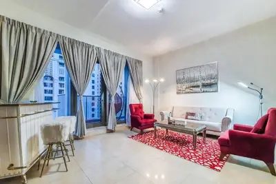 Image de Exceptional view & stay at Dubai Marina Sparkle Towers.