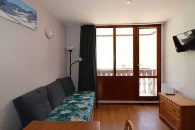 Image de Studio fonctionnel à Tignes Val Claret - Balcon, ski aux pieds, proche des commerces et funiculaire