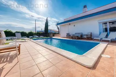Image de ♥ CostaCabana - Villa Yara ♥ Large garden and terrace with stone barbecue