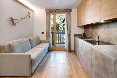 Image de Appartement \"Olympic Chalet 11\" avec vue sur les montagnes, balcons et Wi-Fi.