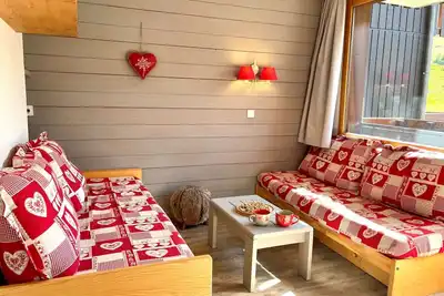 Image de Le Pierrer 42 - Joli studio divisible, cosy, au pied des pistes
