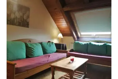 Triplex Erta 8 with sloping ceilings and excellent views