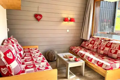 Image de Le Pierrer 42 - Nice divisible studio, gemütlich, am Fuße der Pisten