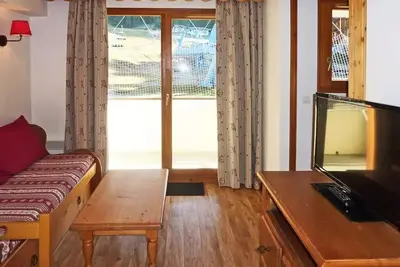 Image de Les Orres 1800 apartment 6 pers Pistensicht