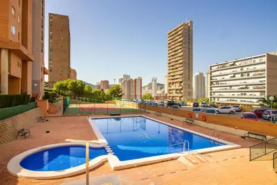 Image de Bel appartement Ă Benidorm avec cuisine