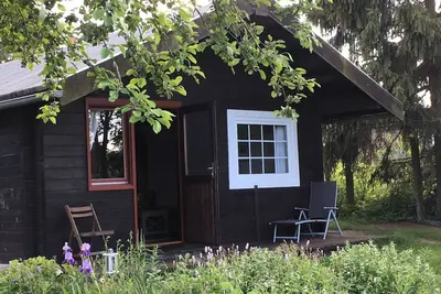 Image de Log cabin in nature and tranquillity