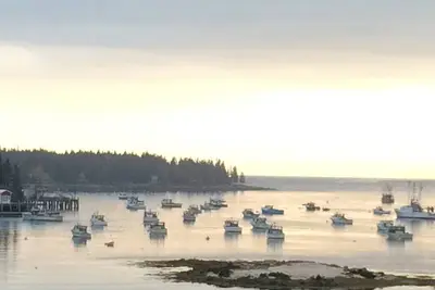 Image de Historic Octagon-Shaped Cottage Overlooking Port Clyde Harbor