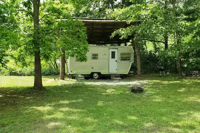 Image de Primitive  Fannie Camper by River & Kettle Creek pa  Renovo Pa Westport Pa.