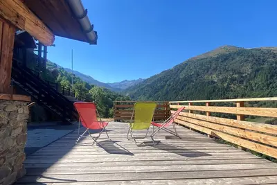 Image de Chalet 26 pers, skis aux pieds, vue panoramique, sauna. . .