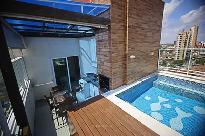 Image de Cinema Penthouse with Private Pool in Ponta Negra I