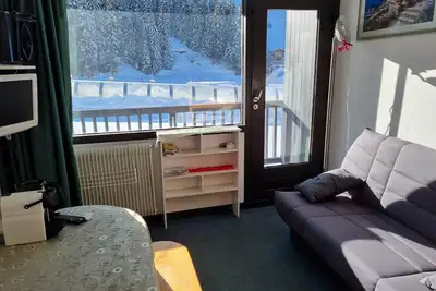 Image de Studio 4 pers, ski aux pieds, balcon sud, tout confort, Flaine