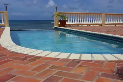 Image de Laborie Beach House with Infinity Pool, located on the beach, Unit 2